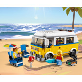 Конструктор- Слънчев микробус за сърф, 379 части Lego 41264 3