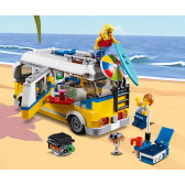 Конструктор- Слънчев микробус за сърф, 379 части Lego 41268 7