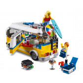Конструктор- Слънчев микробус за сърф, 379 части Lego 41269 8