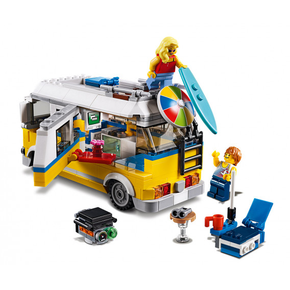 Конструктор- Слънчев микробус за сърф, 379 части Lego 41269 8