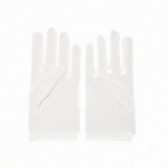 Бели ръкавици Clothing land 41662 2