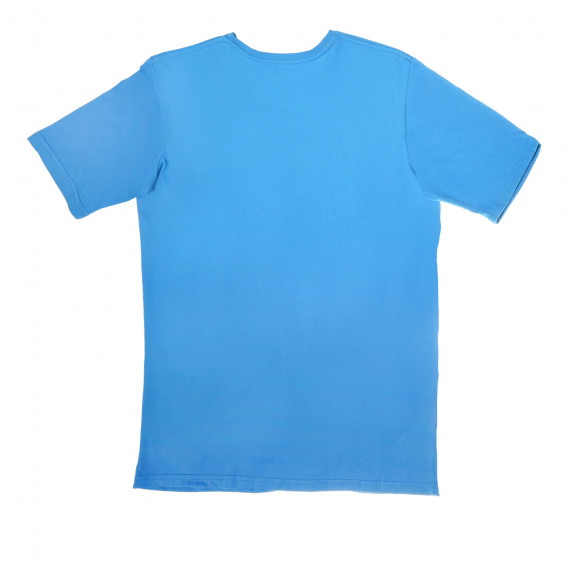 Памучна тениска  за момче с принт на марката, синя Quiksilver 42254 2
