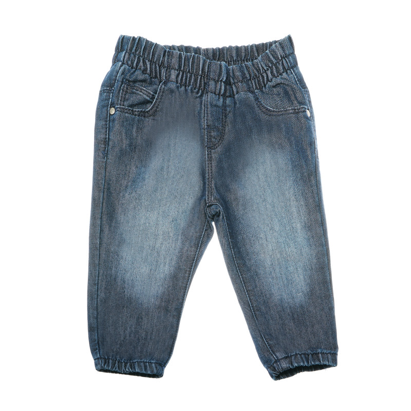 Дънки за бебе с износен ефект син  42301