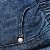 Дънки за бебе с износен ефект син Chicco 42302 3