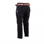 Дънков панталон с колан за момче, черен цвят Marine Corps 4241 3