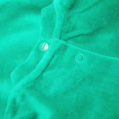Плюшен гащеризон с дълъг ръкав и апликация гущер за бебе, зелен Chicco 42425 3