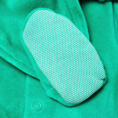 Плюшен гащеризон с дълъг ръкав и апликация гущер за бебе, зелен Chicco 42426 4