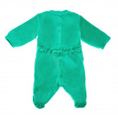 Плюшен гащеризон с дълъг ръкав и апликация гущер за бебе, зелен Chicco 42428 2