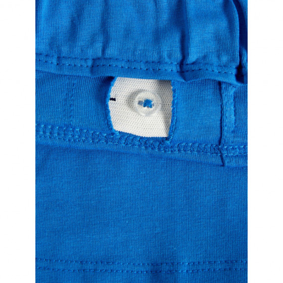 Комплект от потник и къси панталони за момче сини Name it 42705 3