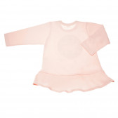 Памучна блуза с дълъг ръкав и апликация коте за бебе момиче Pinokio 43186 4