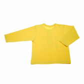 Памучна блуза с дълъг ръкав и релефен принт за бебе - унисекс Pinokio 43426 3