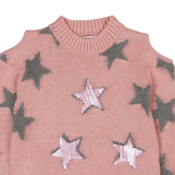 Пуловер за момиче на звезди Boboli 435 3