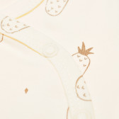 Памучно боди с дълъг ръкав и принт на ананаси за бебе - унисекс Pinokio 43541 2