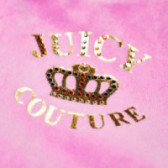 Памучен спортен панталон с широк ластик за момиче Juicy Couture 44015 3