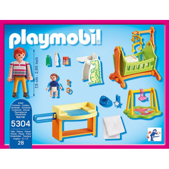 Конструктор Бебешка стая с люлка над 10 части Playmobil 44279 3