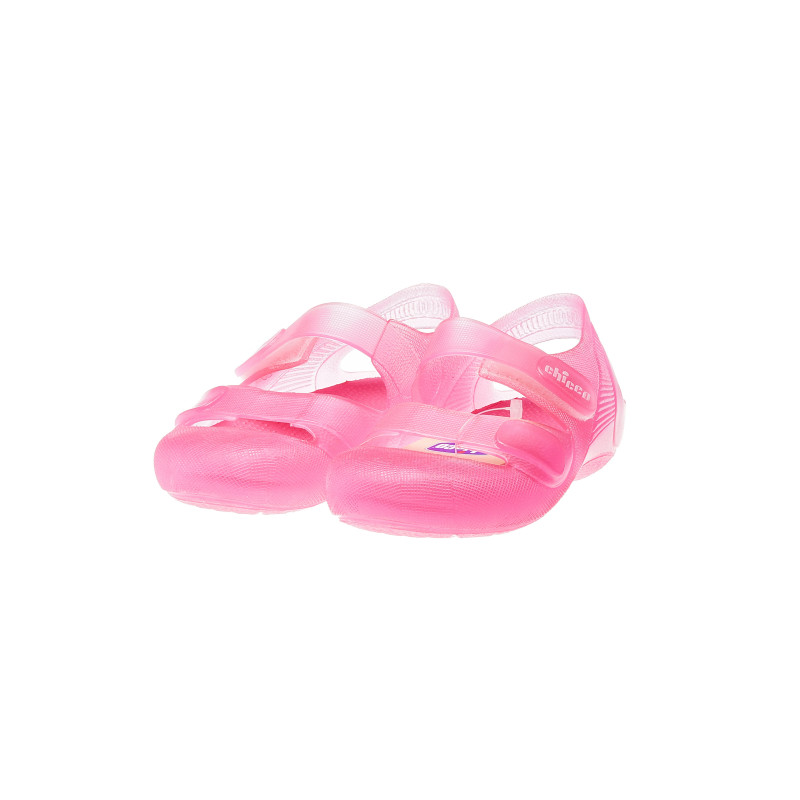 Силиконови сандали за момиче, цвят: розов  44318
