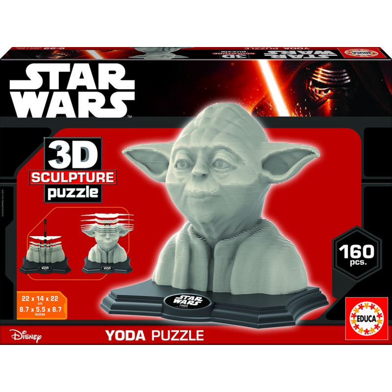 3D Детски пъзел- Yoda  44479