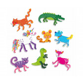 Комплект животинки с плюш плюшена играчка SES 44613 3