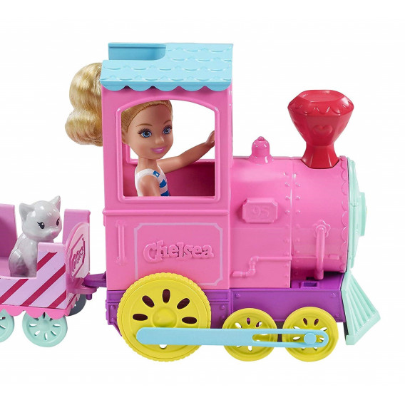 Игрален комплект, челси с влакче Barbie 44854 2