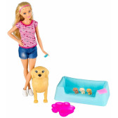 Кукла - комплект за игра с кученца Barbie 44861 2