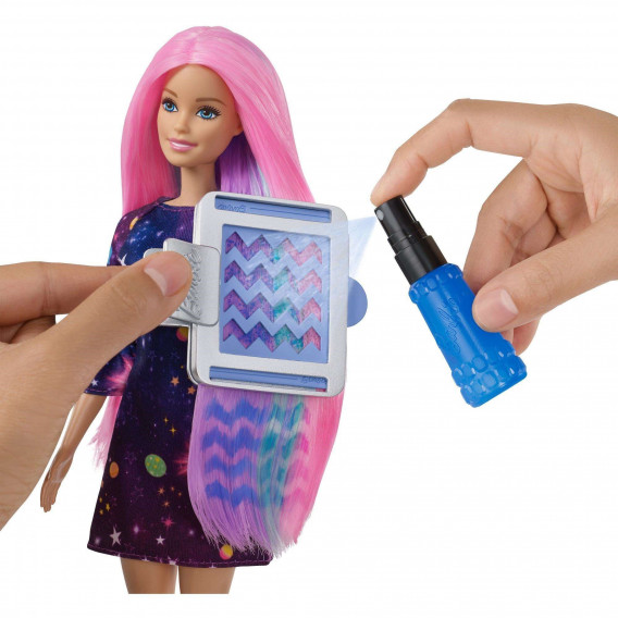 Кукла - игрален комплект за оцветяване на коса Barbie 44906 6