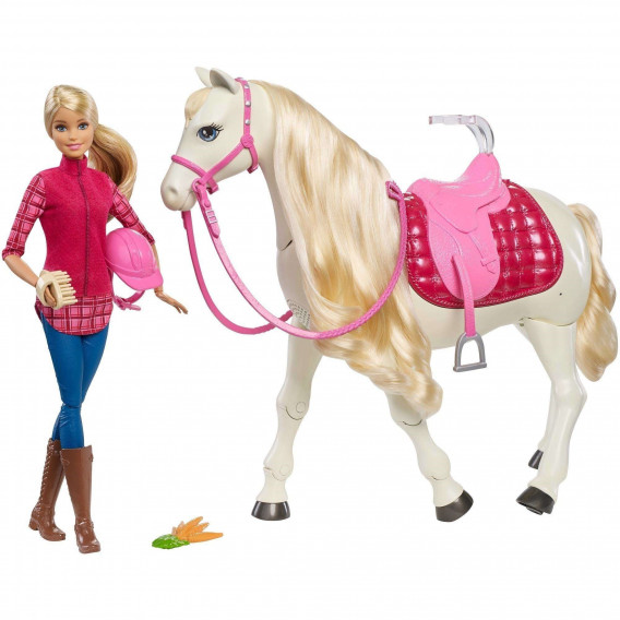 Кукла - интерактивен кон с движения и звуци Barbie 44909 2