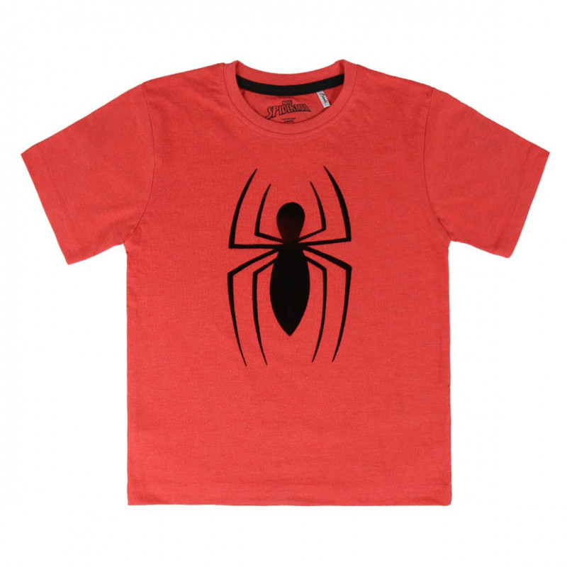 Памучна тениска с емблема на Спайдермен за момче  44937