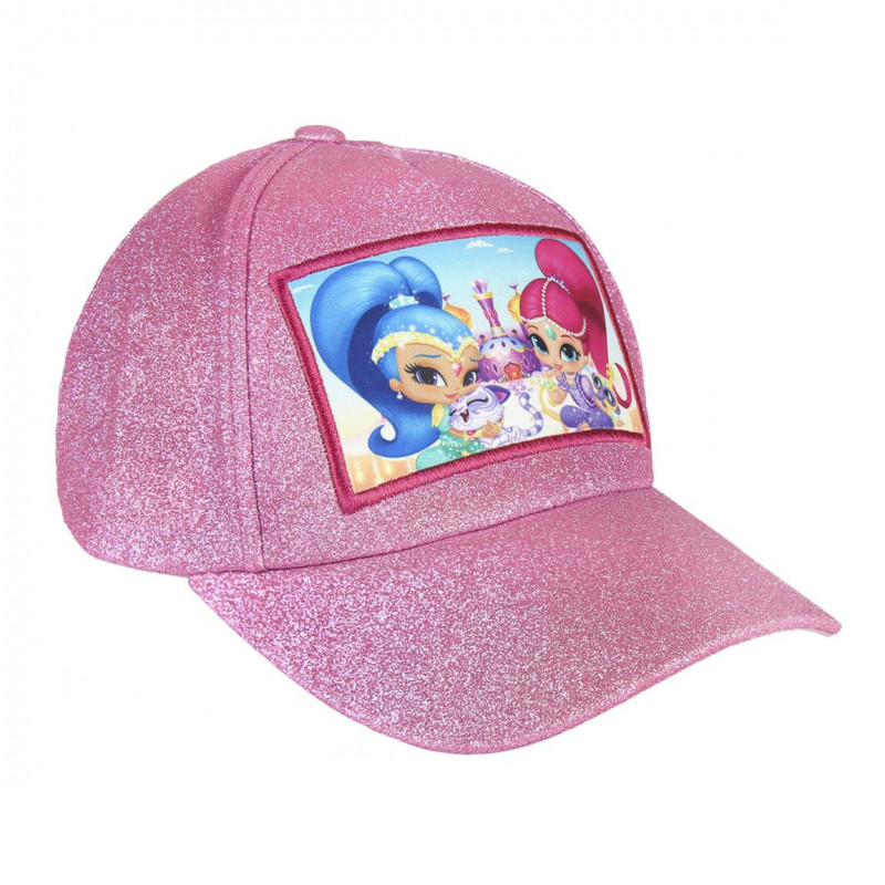 Розова шапка с картинка от филма Shimmer and Shine  44947