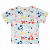 Памучна тениска с щампа на мики маус за момче Mickey Mouse 44952 