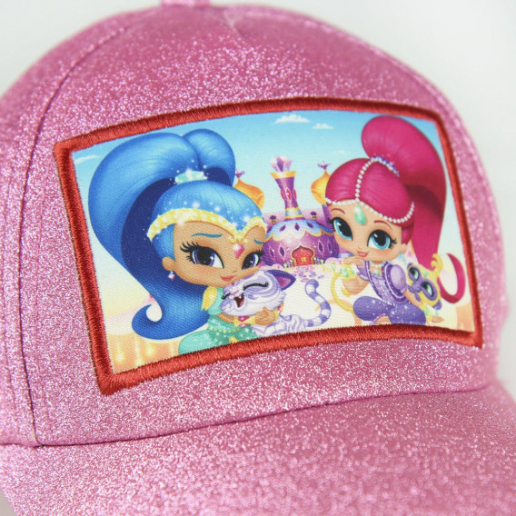 Розова шапка с картинка от филма Shimmer and Shine Cerda 45065 3