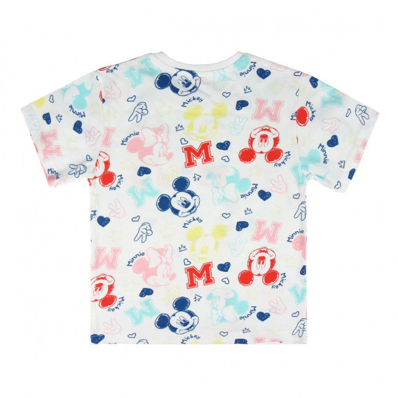 Памучна тениска с щампа на мики маус за момче Mickey Mouse 45076 2
