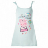 Памучна рокля с презрамки и весела щампа на  Peppa Pig за момиче KIABI 45324 