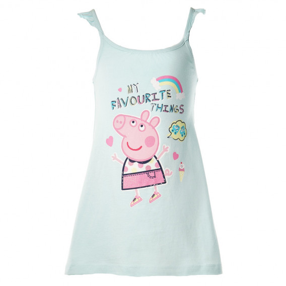 Памучна рокля с презрамки и весела щампа на  Peppa Pig за момиче KIABI 45324 