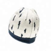 Зимна шапка за момче със синя декорация KIABI 45374 2