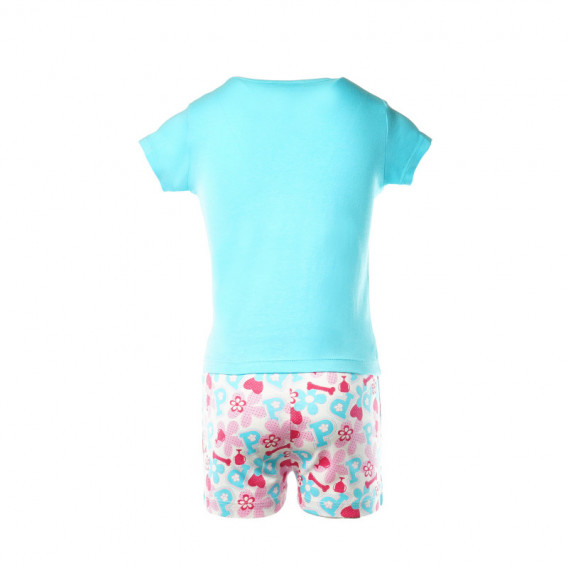 Памучна пижама за момиче с цветен принт KIABI 45403 2