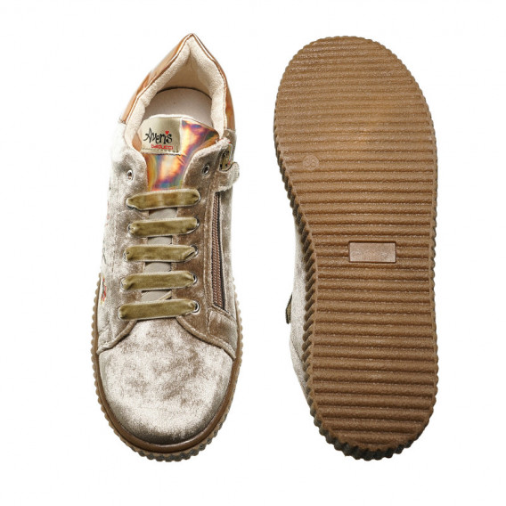 Обувки за момиче с цветенца и холограмен ефект Averis Balducci 45449 3