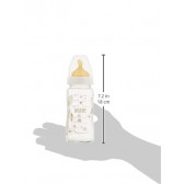Стъклено шише за хранене, с биберон M, 0-6 месеца, 240 мл, цвят: бял NUK 45718 3