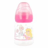 Полипропиленово шише за хранене Little Princess, с биберон 2 капки, 0+ месеца, 150 мл, цвят: розов Stor 45840 2
