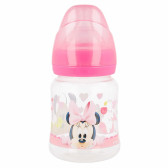 Полипропиленово шише за хранене Minnie Mouse, с биберон 2 капки, 0+ месеца, 150 мл, цвят: розов Minnie Mouse 45845 3