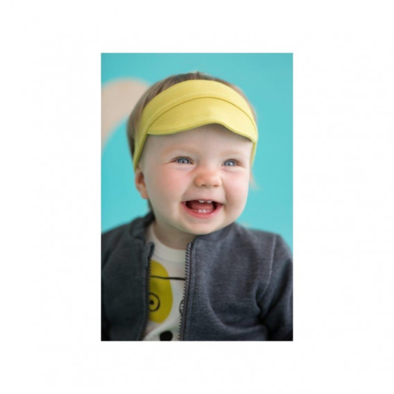 Памучна шапка за  бебе с малка апликация– унисекс Pinokio 45888 2