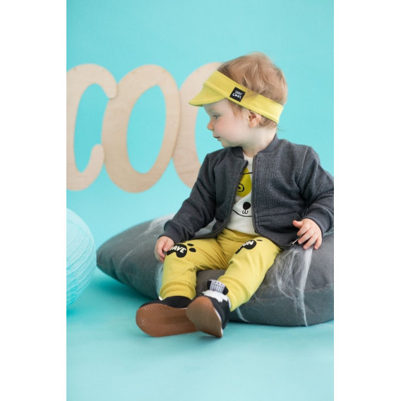 Памучна шапка за  бебе с малка апликация– унисекс Pinokio 45890 4