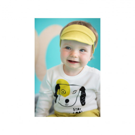 Памучна шапка за  бебе с малка апликация– унисекс Pinokio 45891 5