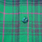 Памучна карирана риза с дълъг ръкав и копчета за момче Benetton 46002 4