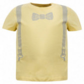 Canada House памучна блуза с къс ръкав и апликация на папийонка за момче Canada House 46138 