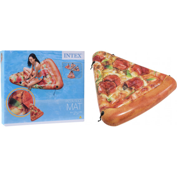 Надуваем дюшек Пица, 175 x 145 см Intex 46407 