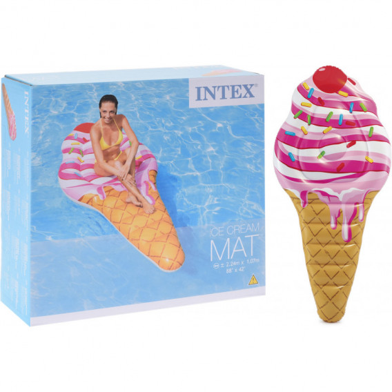Надуваем дюшек Сладолед, 224 x 107 см Intex 46410 