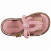 Сандали с розова гумена панделка, за момиче MINI MELISSA 46739 6