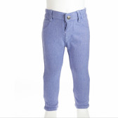 Панталон в син цвят тип деним за бебе момиче Benetton 4765 
