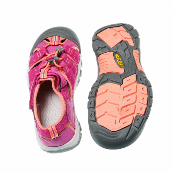Туристически сандали за момиче, розови Keen 48305 3