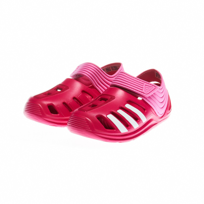 Силиконови сандали за момиче, цвят: червен  48409